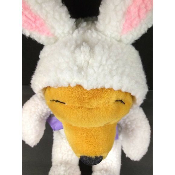 19” DISNEY Winnie The POOH PLUSH White EASTER BUNNY Costume PINK EARS - Picture 6 of 12